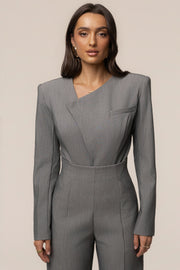 Heather Grey Power Move Bodysuit