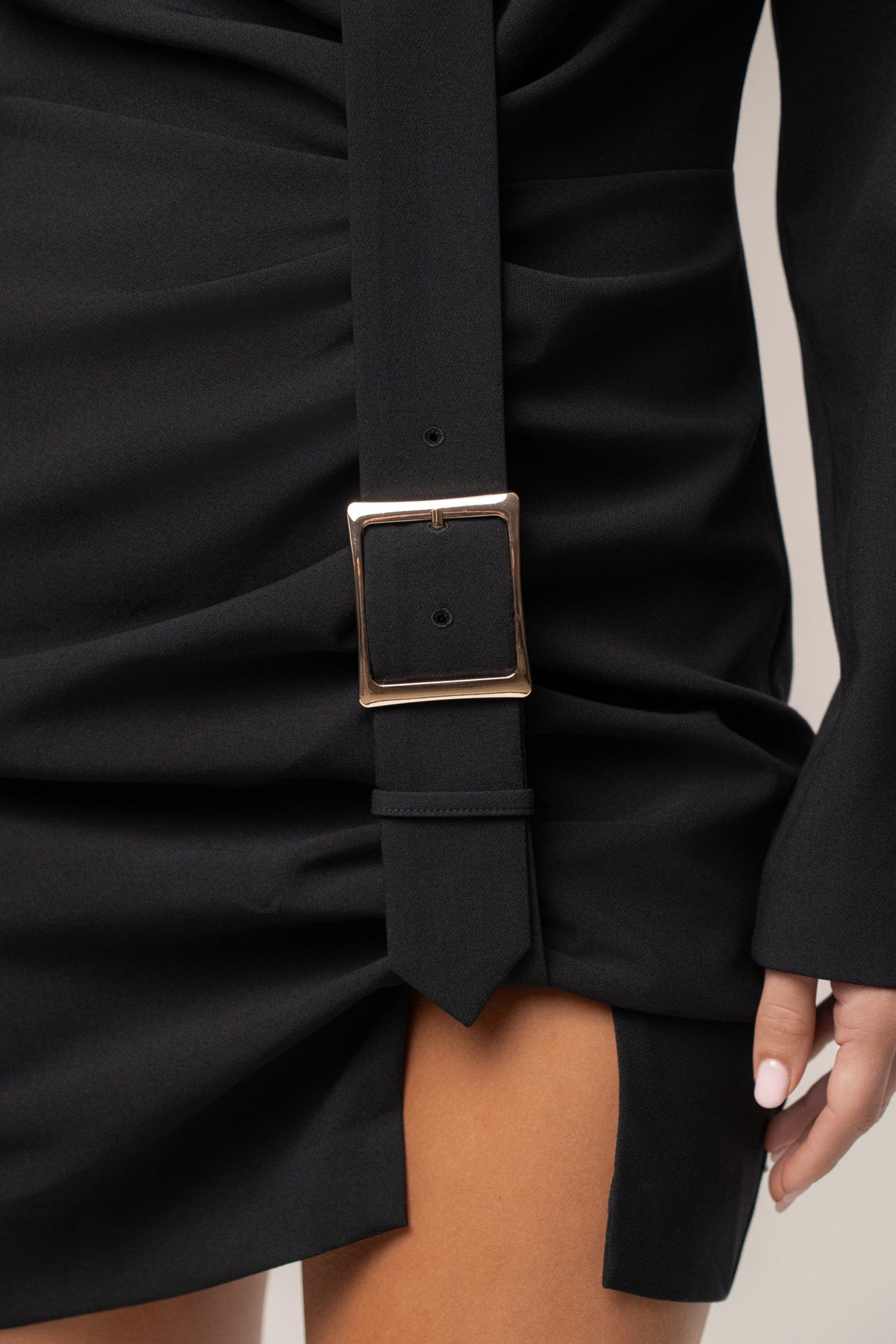 PRE-ORDER Black Own the Room Mini Dress