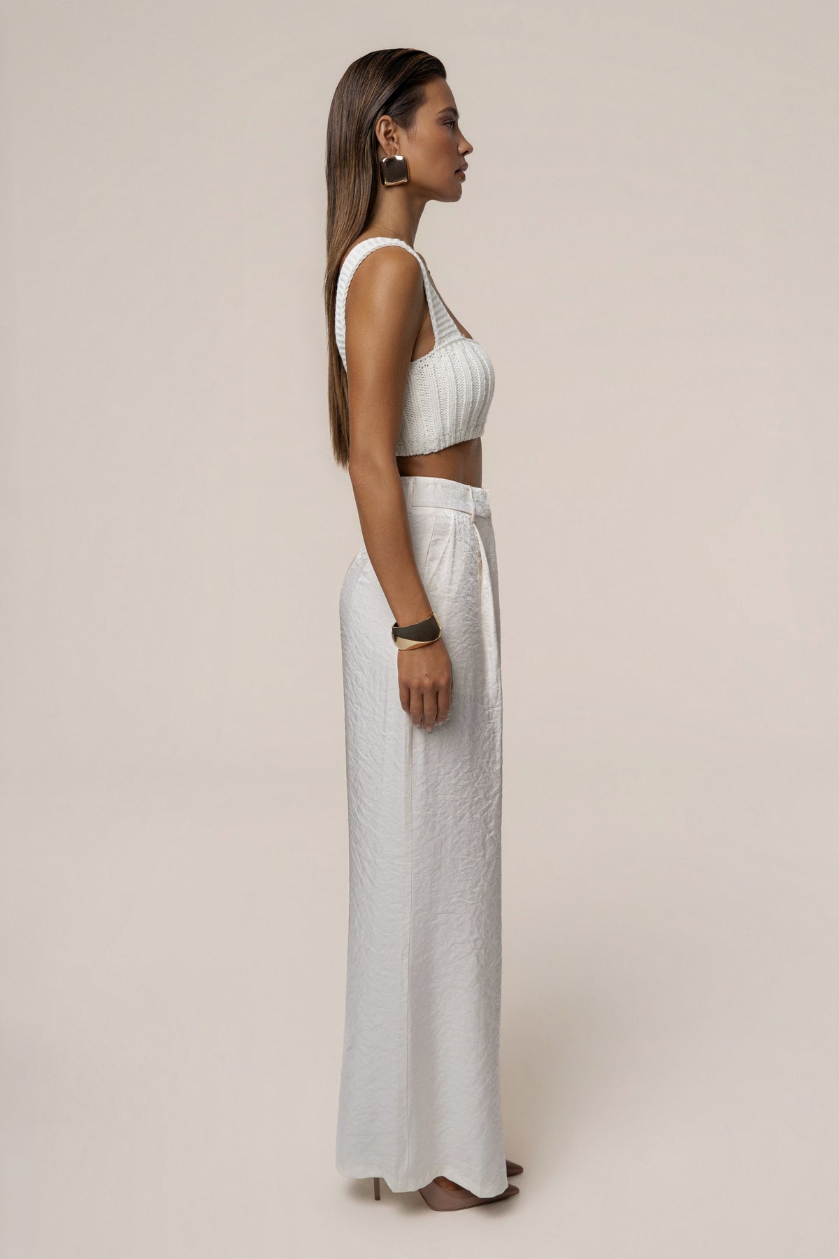 Ivory Soft Form Knit Bralette