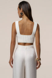 Ivory Soft Form Knit Bralette