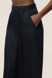 Black Social Club Pinstripe Pants