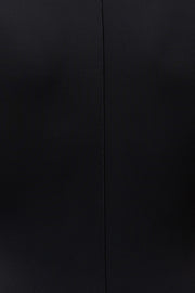 Black Margot Mock Neck Dress
