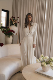 Buttercream Visionary Pleated Bodysuit
